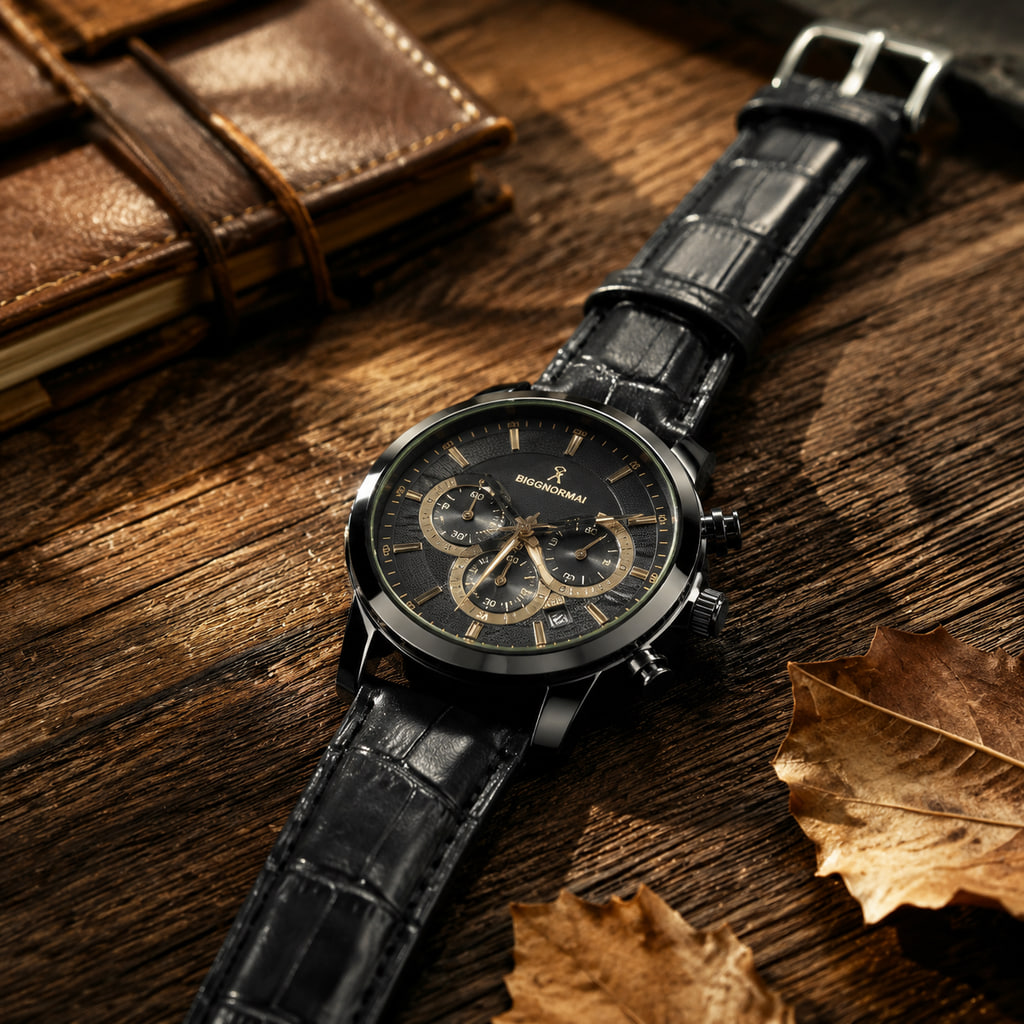 ساعت romansonتمام مشکی مدل B62